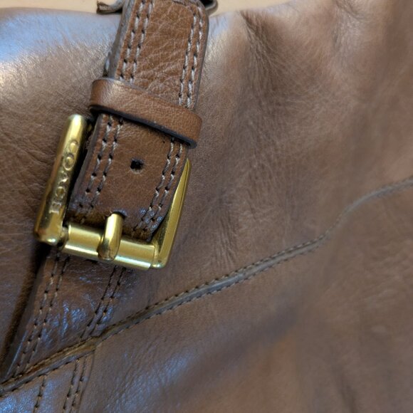 Coach Tall Wedge Leather Boots - Picture 2 of 8